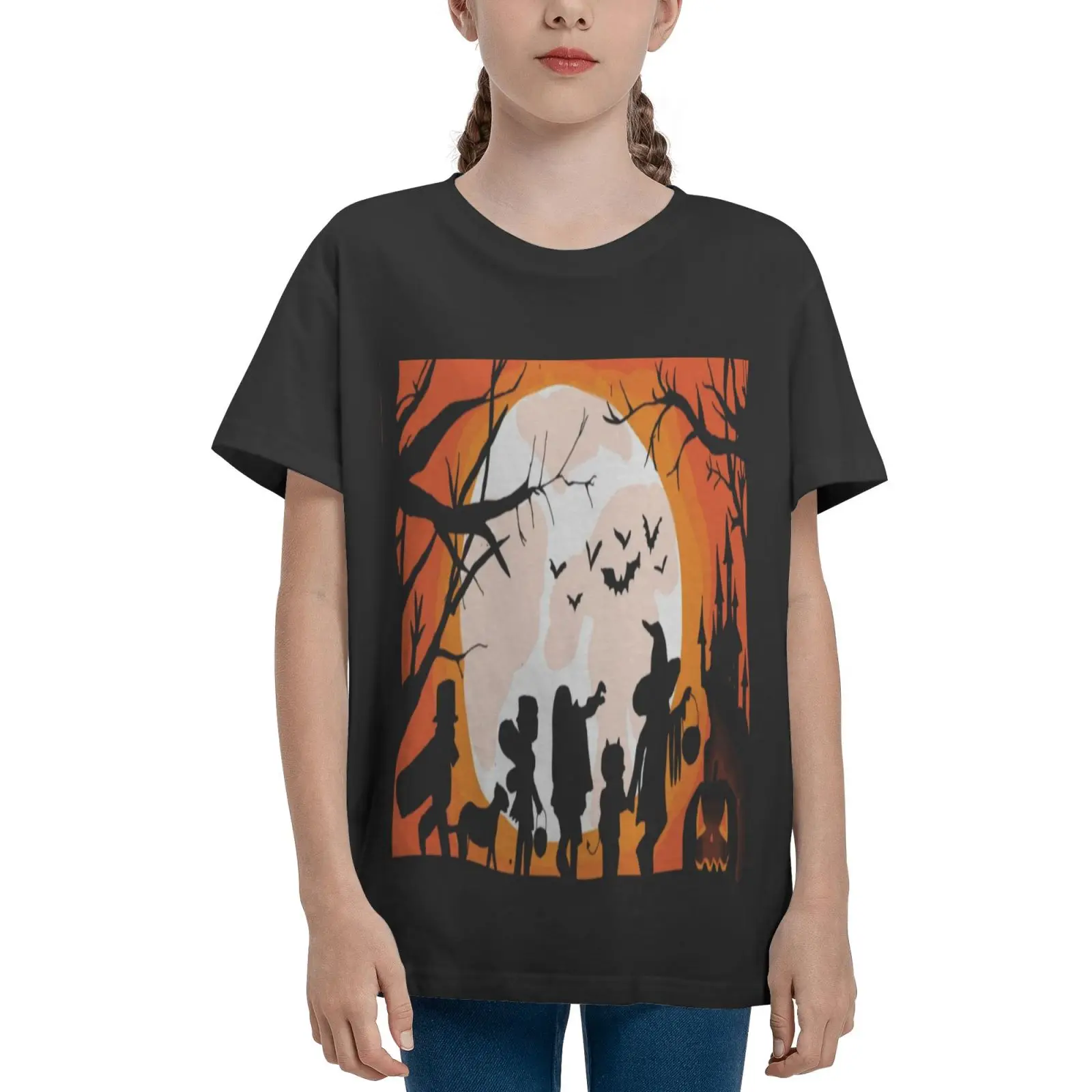 

Happy Halloween T-shirt Loose Tide Brand Fashion 2021 New Wild Trend Top