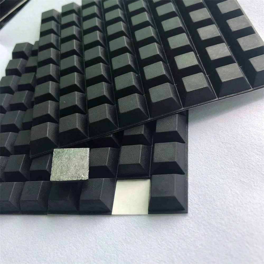 20x20x8 мм самоклеящаяся резиновая блокирующая Нескользящая буферная прокладка для двери, аксессуары для домашней мебели