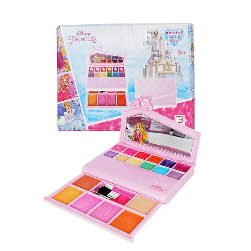 

Косметика Disney для принцесс, губная помада, лак для ногтей, маленькая девочка, ручная роспись, сумка для макияжа, детские игрушки