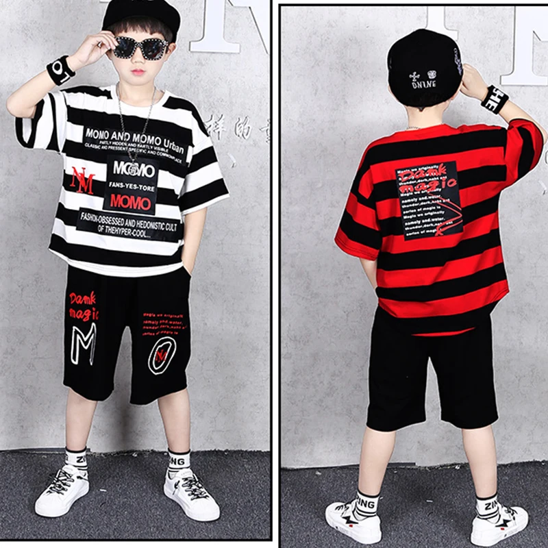 Комплект летней одежды для маленьких мальчиков комплекты из свободных