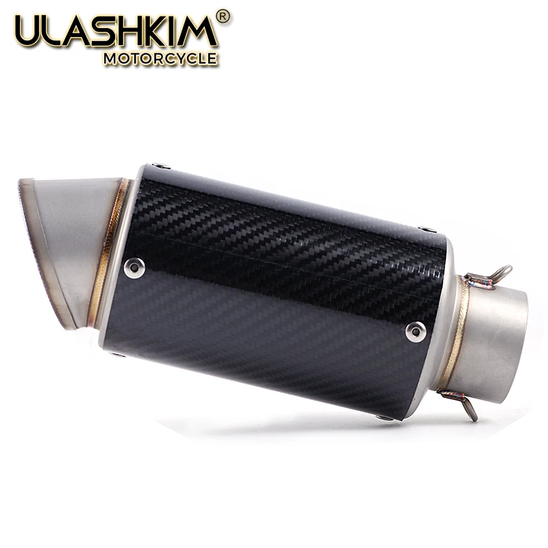 Мотоцикл из углеродного волокна глушитель трубы средней Escape Slip-On для YAMAHA YZF-R3 R3 R25