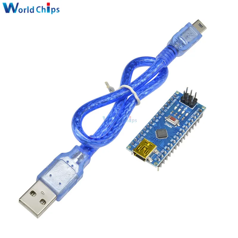 CH340 Nano 3 0 мини USB драйвер ATmega328 5V 16M Микро контроллер плата модуль V3.0 для Arduino с Usb