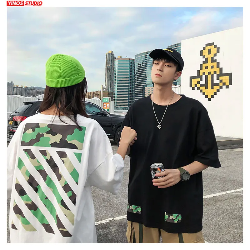 Мужской уличный сверхразмерный Топ повседневные футболки с круглым вырезом и