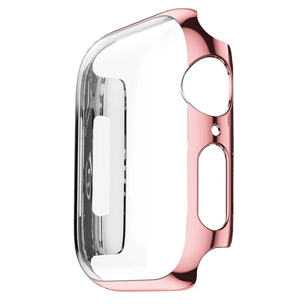 RG Ультратонкое покрытие чехлы Защитный бампер, чехол КРЫШКА ДЛЯ IWatch 5 40 мм 44 мм Смарт часы защитные аксессуары для Apple#912 - Цвет: RG