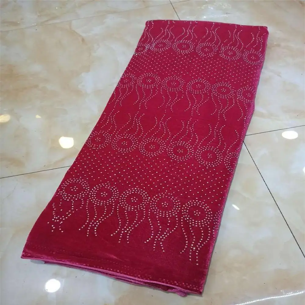 Африканская бархатная кружевная ткань с камнями нигерийская французская 2020