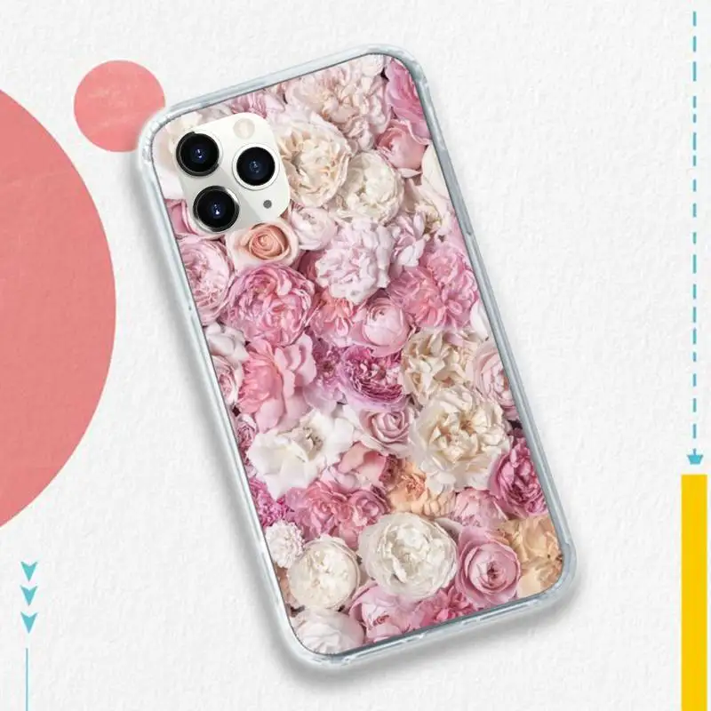 

Beautiful red rose flower fashion Phone Case for iPhone 11 12 pro XS MAX 8 7 6 6S Plus X 5S SE 2020 XR
