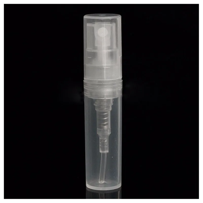 

50 x 2ml Plastic Travel Spray Bottle Empty Transparent Perfume Atomizer New