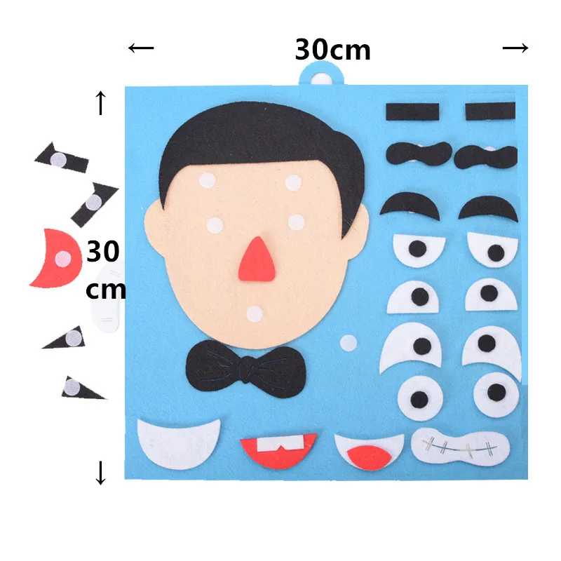 Наклейки для детского творчества выражения лица | Дом и сад