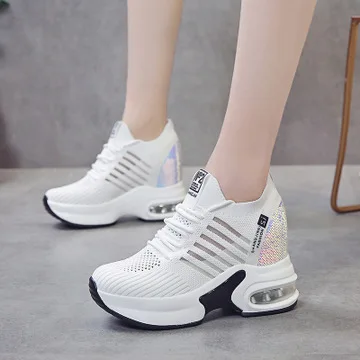 2019 г. Летняя новая удобная обувь из дышащего сетчатого материала женская на