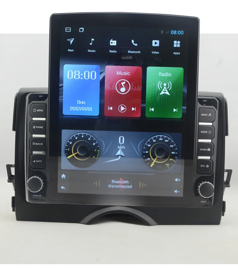 

9.7" octa core tesla style vertical screen Android 10 Car GPS radio Navigation for Toyota Mark X 2010-2014