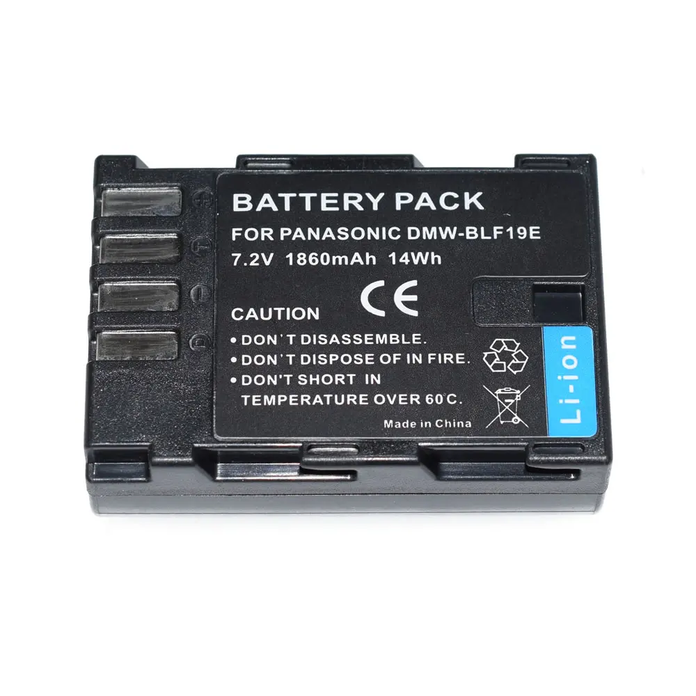 4pcs Batery for Panasonic DMW-BLF19E |60393| DMC-GH3 GH3A GH3H GH4 GH4A GH4H GH4U | Электроника