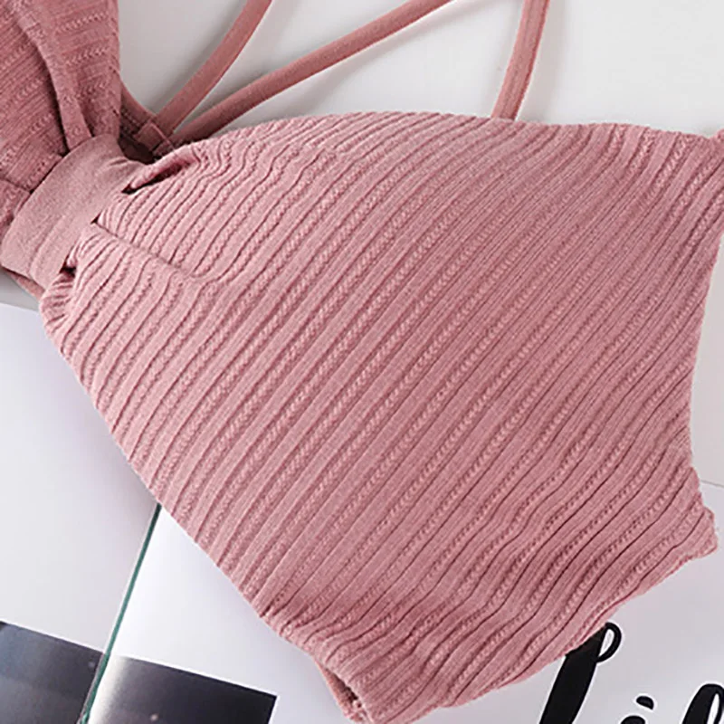 

Women's Tube Tops Ladies Underwear Cross Beauty Back Sling Bras For Girls