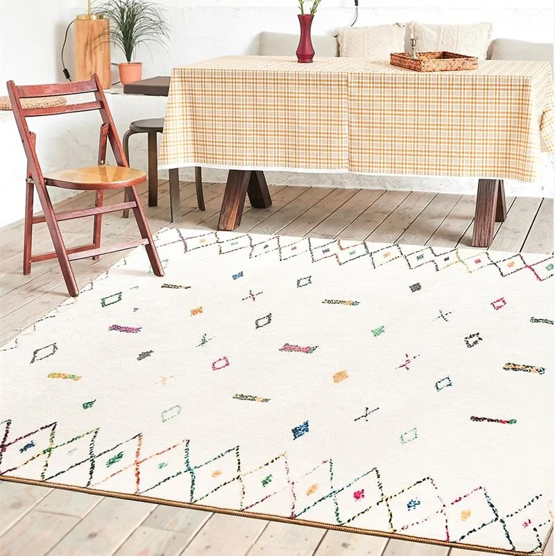 Скандинавские свежие ворсистые ковры для гостиной домашний Пушистый Ковер