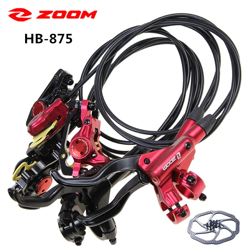 Аутентичный горный велосипед ZOOM HB875 с передним и задним тормозами на масляных дисках и системой давления.