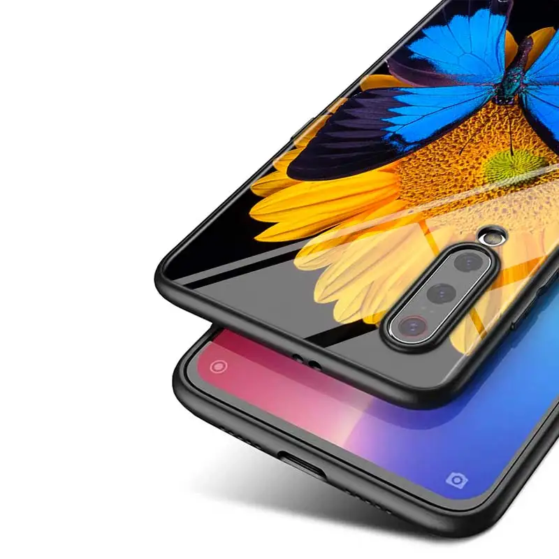 

Butterfly Flower Pretty For Xiaomi Mi Note 10 Ultra 5G 9 SE 8 A3 A2 A1 6X Poco M2 Pro Play F1 Lite 5G Bright Black Phone Case