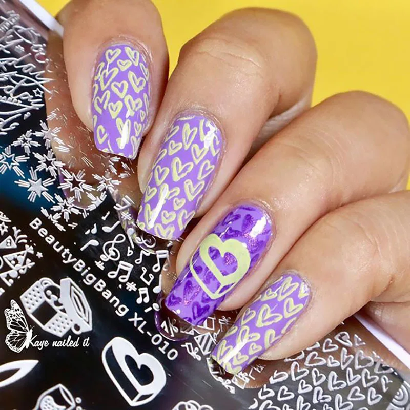 Пластины для стемпинга ногтей Конфеты торт Любовь Кролик летние цветы Геометрия