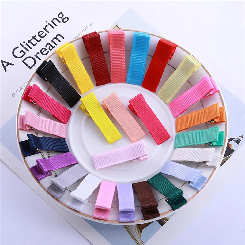 100 шт. лента в рубчик заколку для 4 5 см заколки волос шикарный аксессуар модная