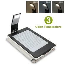 Перезаряжаемая электронная книга светодиодный светильник для Kindle paper USB Led power Bank лампа для чтения 4 интенсивности светильник ing гибкий E-read книжный светильник