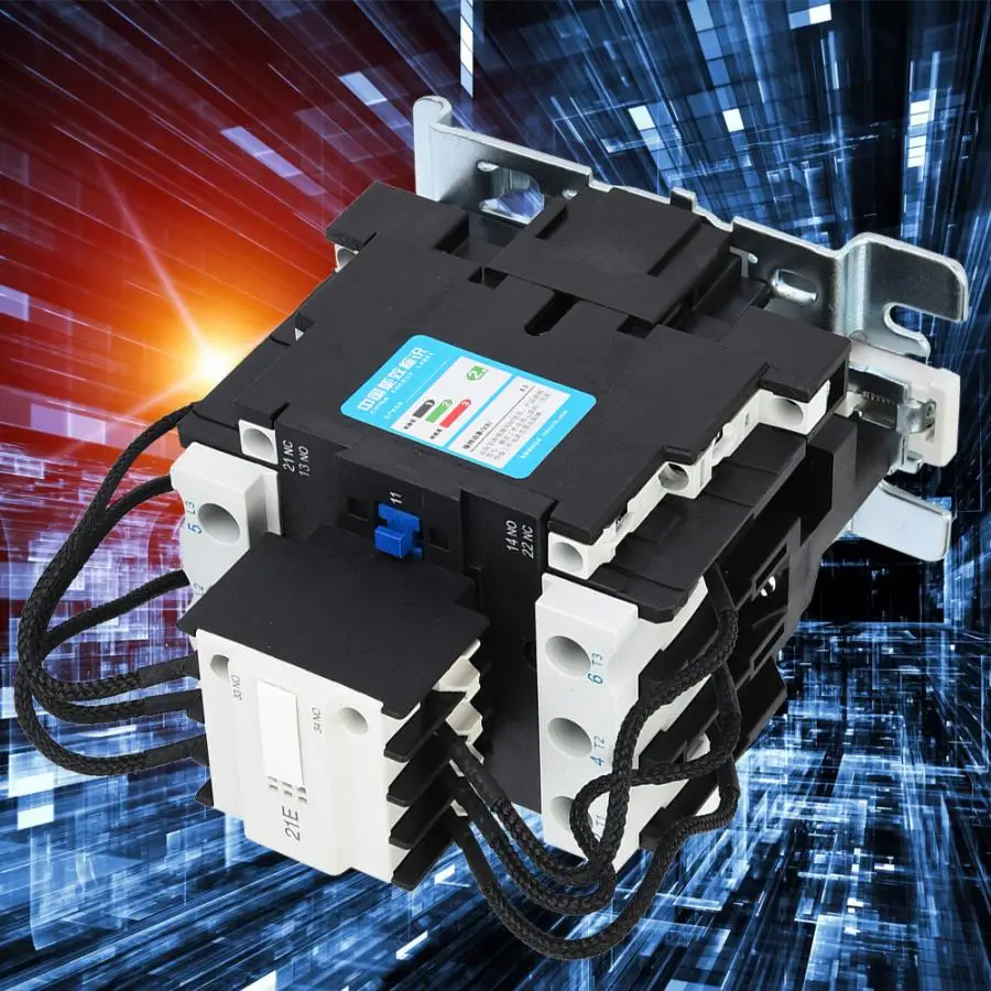 Контактор переключателя CJ19-36/21 Конденсатор Переключения AC380V 36A 2 NO 1 NC
