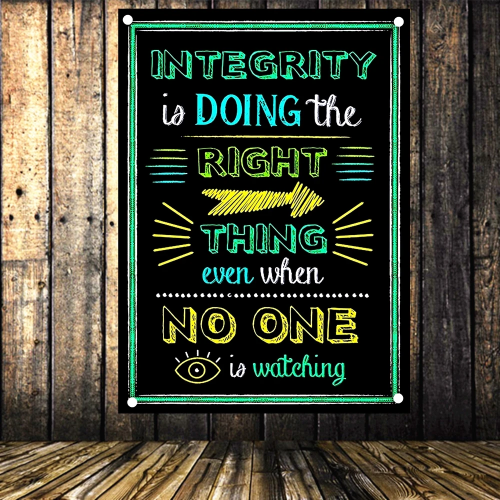 Мотивационные флаги и баннеры для классной комнаты офиса декорации