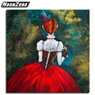 Алмазная 5D картина сделай сам, картина для девочки, полноразмернаяКруглая Мозаика, ручная вышивка, вышивка крестиком, подарочный набор, украшение для дома, вырез 20210347