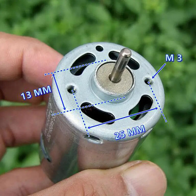 Mabuchi RS-540 DC высокоскоростная Микро Мини электрическая дрель шуруповерт садовый