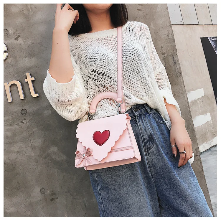 Новинка 2020 модные милые сумки через плечо с бантом Женская милая сумочка сумка из