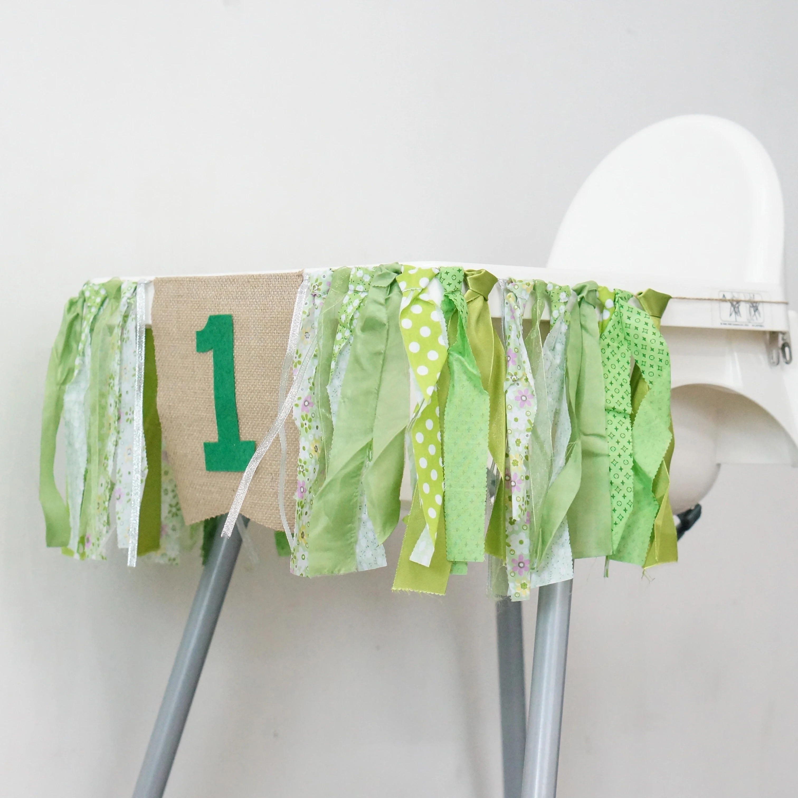 Зеленый Баннер на тему леса персонализированный флаг день рождения детский душ