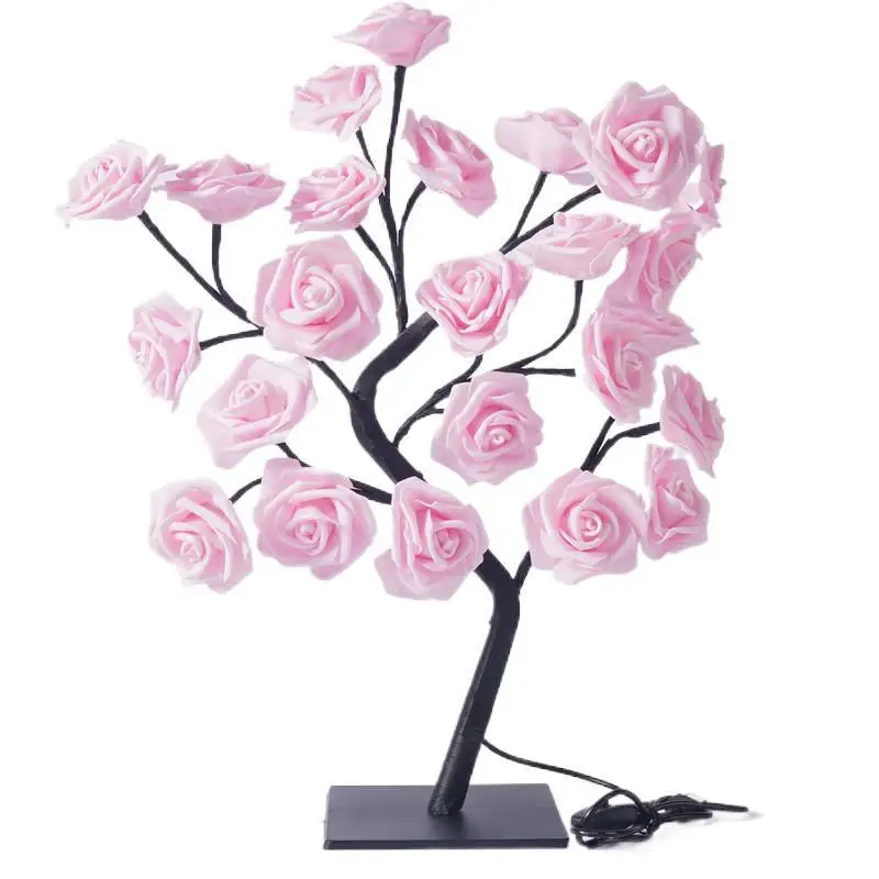 

LED Night Light Lamp Flower Tree USB Night Lights Home Decoration LED Table Lamp Bedroom Night Lamp Bedroom Bedside Light Decor
