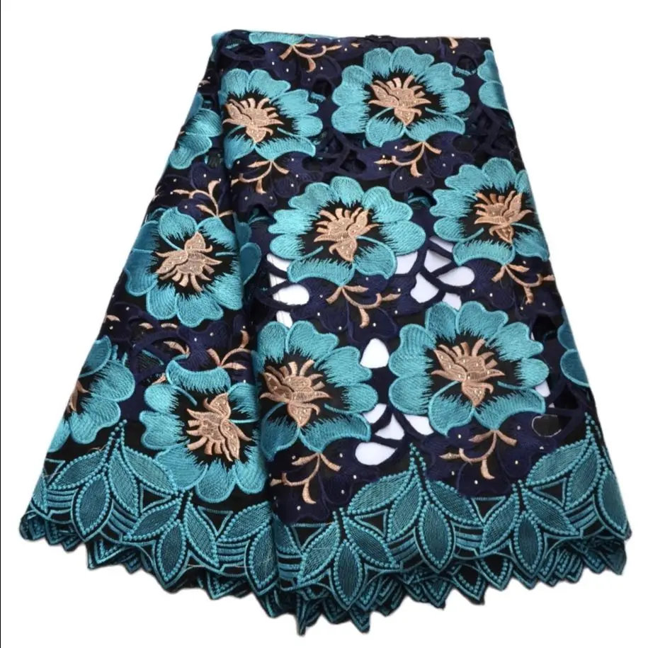 Бесплатная доставка голубая Высококачественная африканская Свадебная