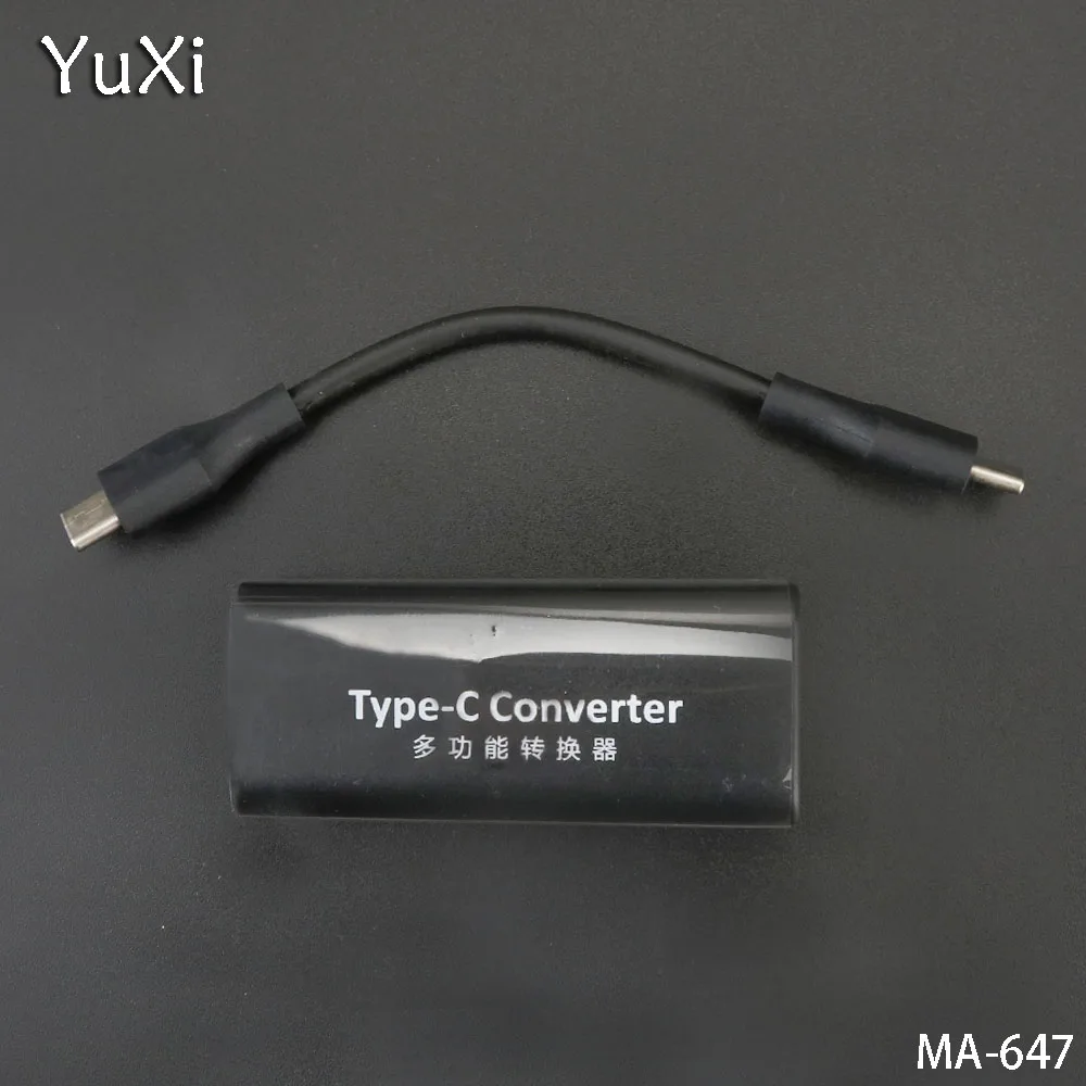 Юйси 1 шт. usb type C до DC4.5 * 3 0/4 5*0 6 квадратный Женский адаптер питания конвертер