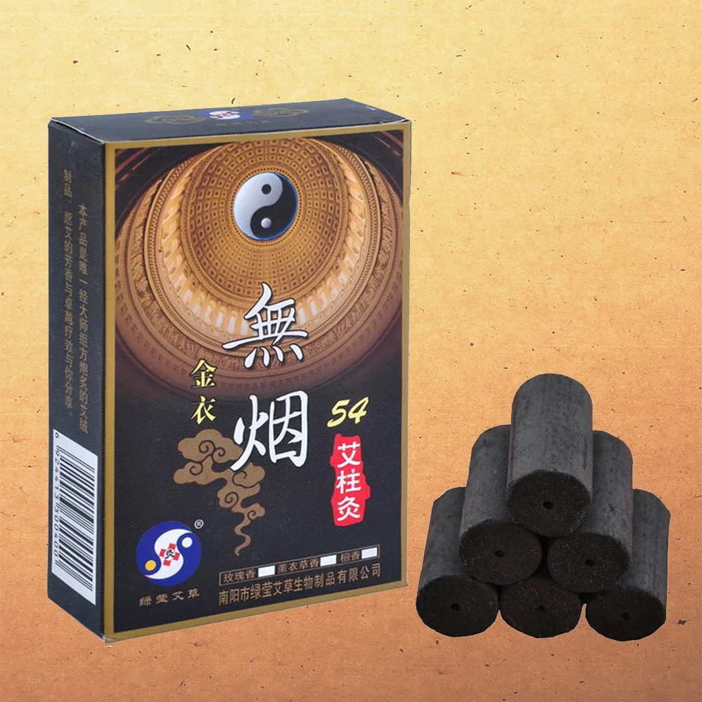 Натуральный Бездымная Мокса рулон китайский травяной платырь против прижигания