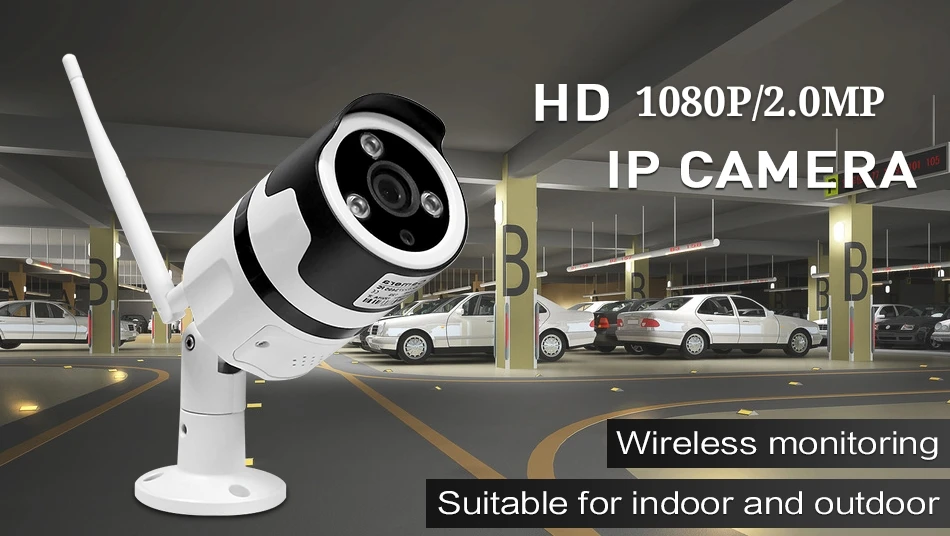 WakeView 1080P 2.0MP IP камера беспроводная Wi-Fi цилиндрическая камера наружная Водонепроницаемая HD ночного видения IR Cut TF карта безопасности дома