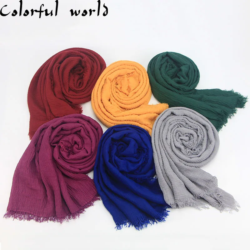 Мусульманский хиджаб для женщин мягкий хлопковый головной платок размером 90*180