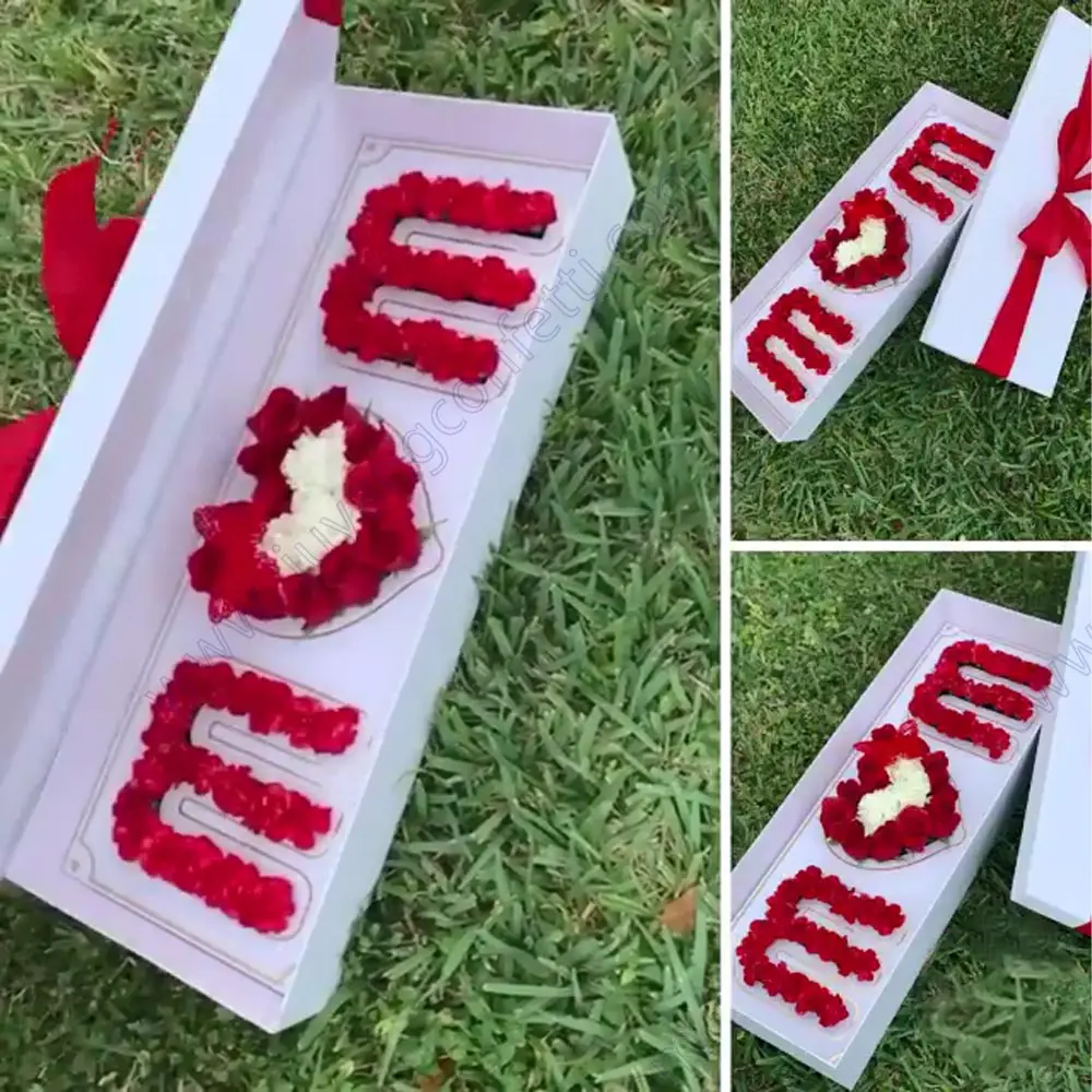 Прекрасный подарок на день матери коробка для мамы Женская настоящее длинные с