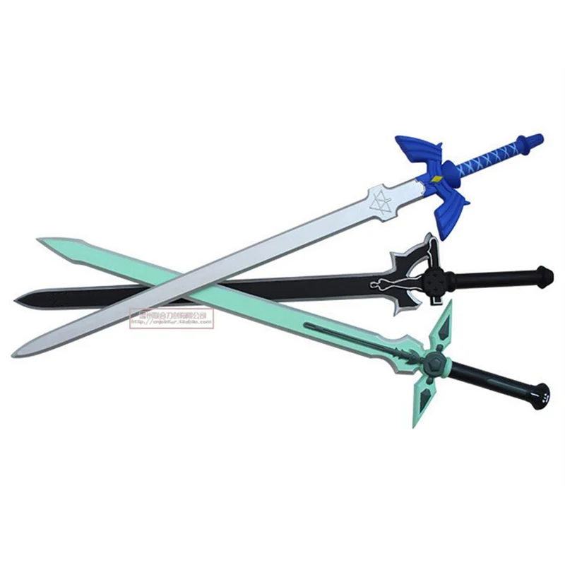 2 шт./компл. 80 см Sword Art Online SAO 1: 1 Asuna оружие Kirigaya Kazuto Elucidator / Dark Repulser косплей меч из