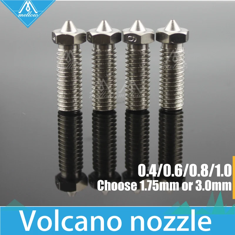 4 шт./лот 3D принтер Volcano дополнительная удлиненная насадка из нержавеющей стали M6