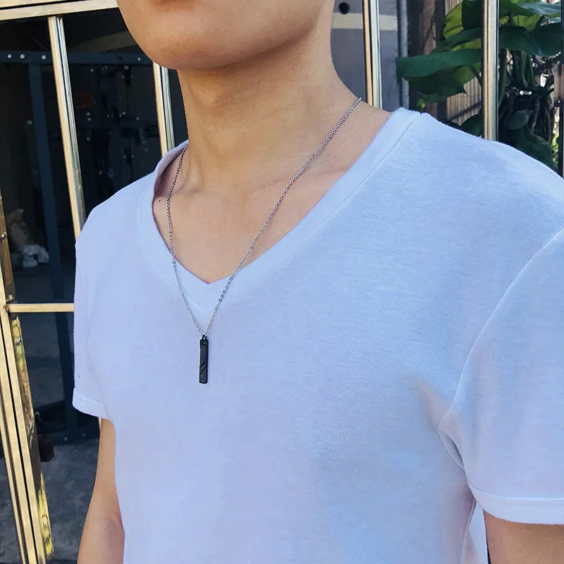 Сердце головоломка отпечаток пальца пара ожерелье из нержавеющей стали Стразы