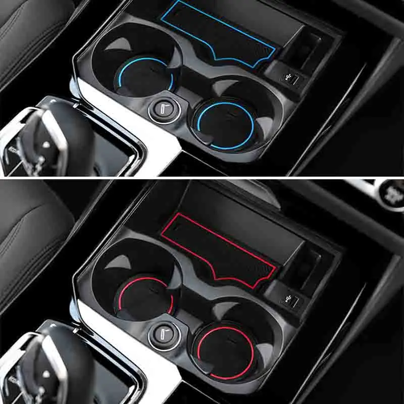 Автомобильный Стайлинг дверной коврик с желобом Нескользящие коврики прорезями