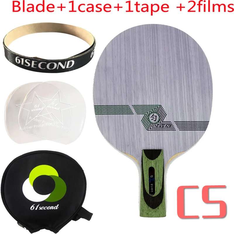 CS with 1 case Sanwei GREEN EVEN(QY-1091, 11 слоев древесины, управления) лезвие для настольного тенниса для 40+ ракетка для Пинг-Понга Летучая Мышь - Цвет: CS with 1 case