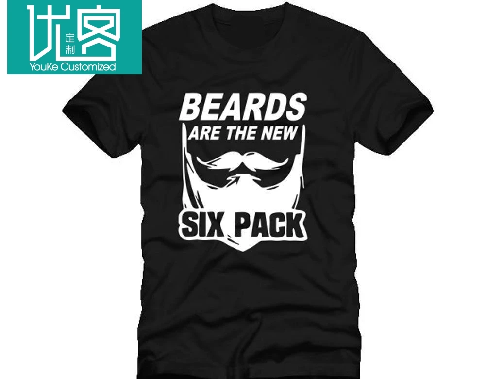 Beards are the new six pack muscle забавный мужской бритвенный нож полноцветная футболка