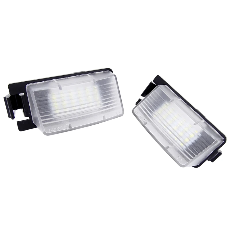 1 пара СВЕТОДИОДНЫЙ Автомобильный номерной знак лампа номерного знака для Nissan Tiida