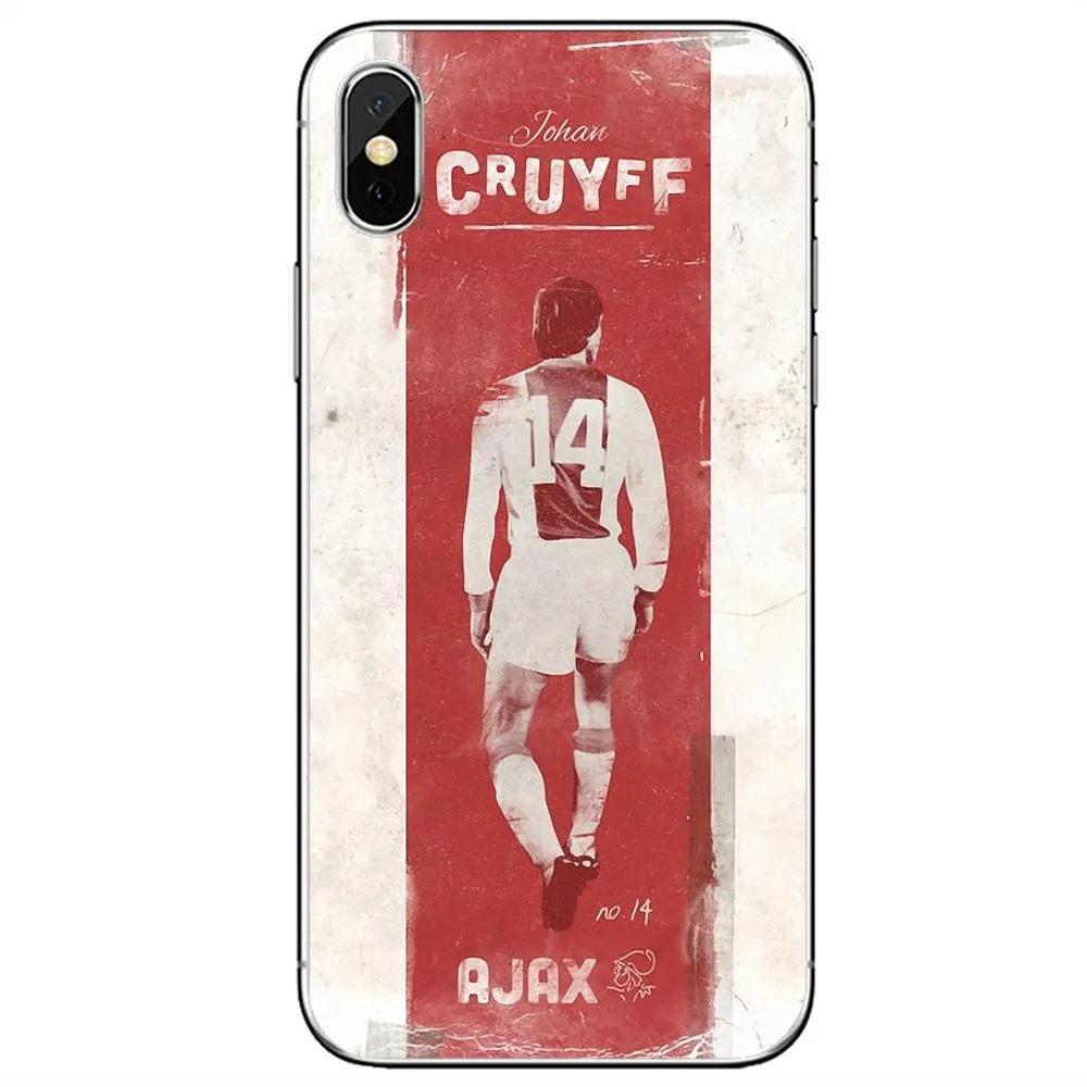 Силиконовый чехол для телефона с голландскими футбольными легендами Johan Cruyff Meizu M6
