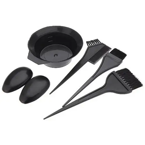 

5Pcs Hairdressing Brushes Bowl Combo Hair Color Dye Tint Tool Hair Coloring Kit Convenient hair coloring kit, easy to use.useful