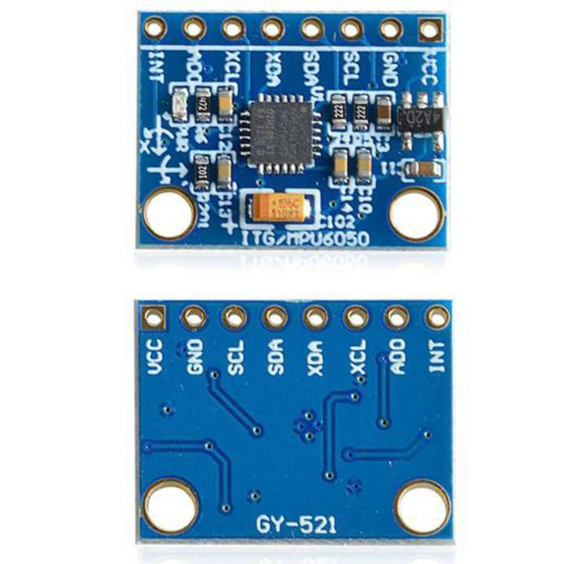 IIC I2C GY 521 MPU 6050 MPU6050 3 осевой аналоговый гироскоп Датчики + акселерометр модуль для