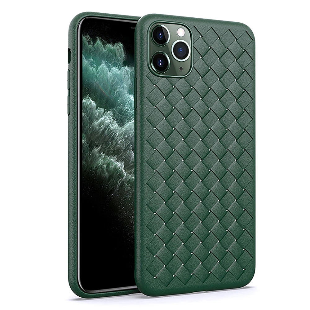 Чехол для iPhone 11 Pro Max Xs Xr X 10 8 7 Plus мягкий чехол с переплетением очень приятный