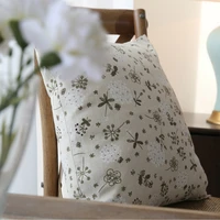 garden hyacinth cushion cover durable fabric pillowcaseelegance throw pillow casesliving room couch chair decoration