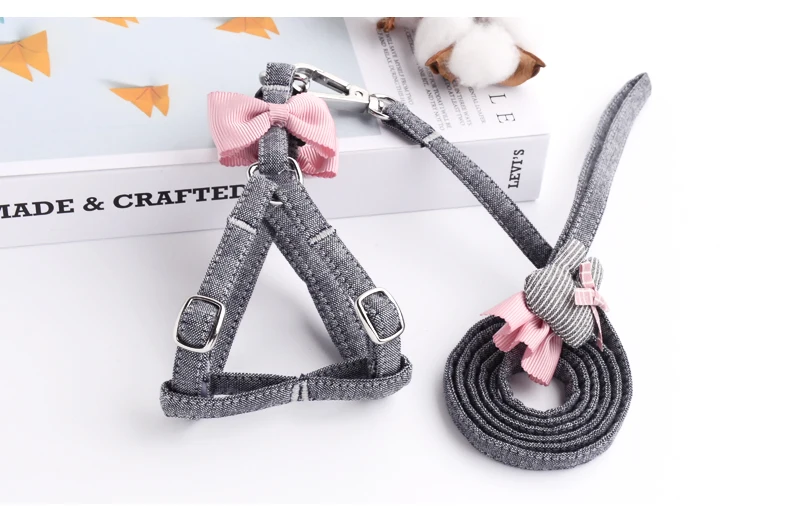 Роскошные милые повязки и поводки для собак кроликов Маленькие Средние кошек