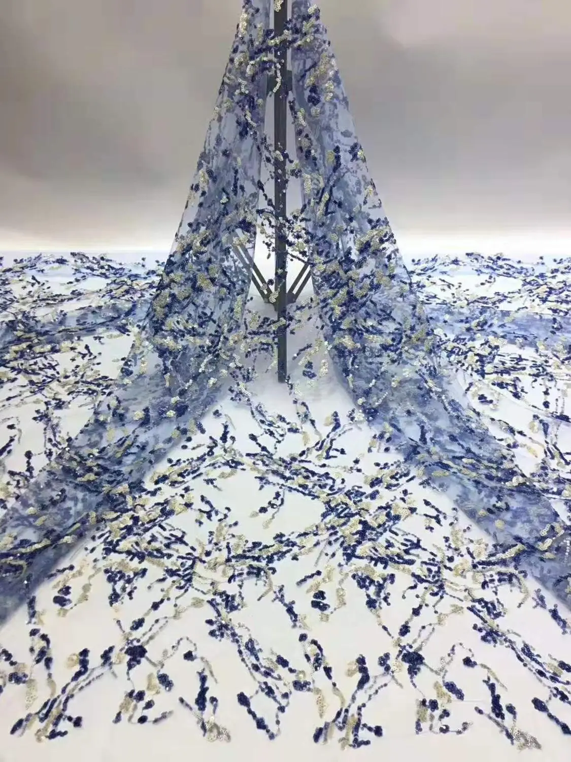 Бесплатная доставка компанией DHL! 2019 африканский гипюр кружевная ткань с