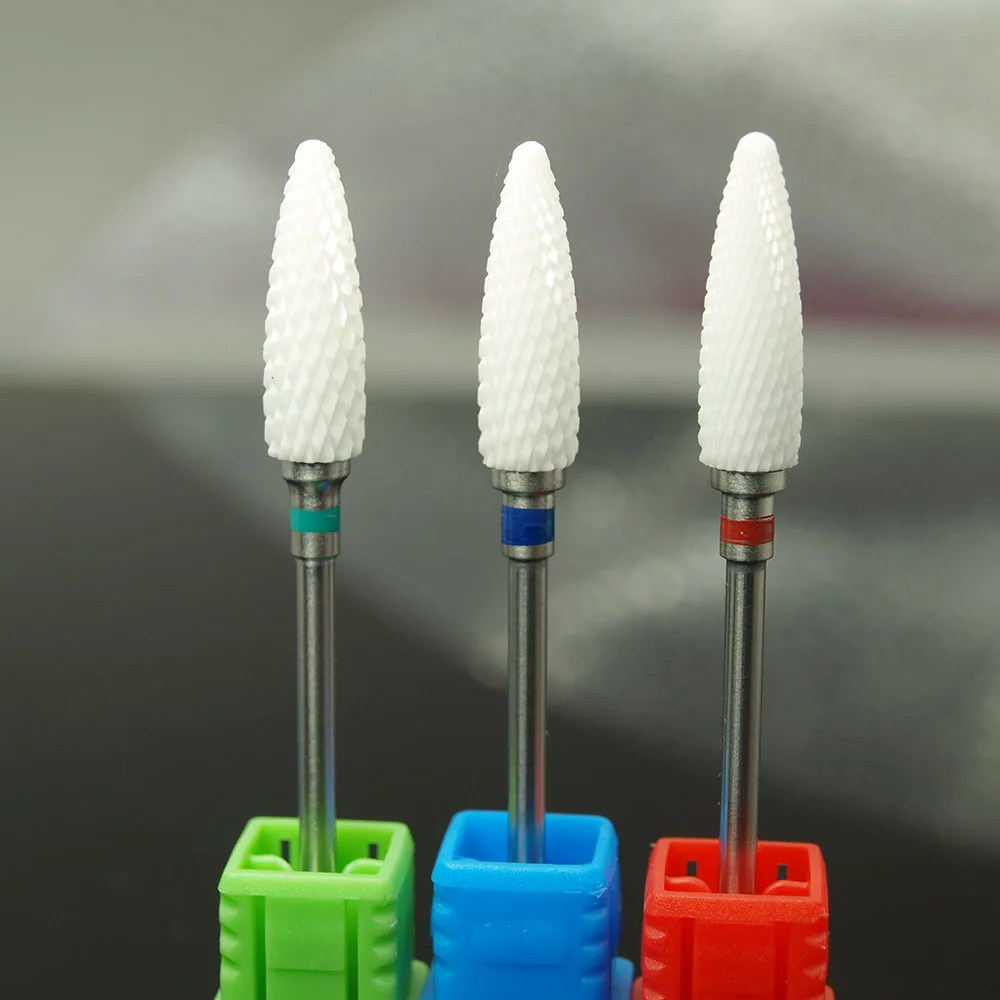 

1pcs Nail Drill Bit Big Ceramic Electric Milling Cutter Manicure Drills Bits Nail Art Equipment Pedicure Tools Accessories